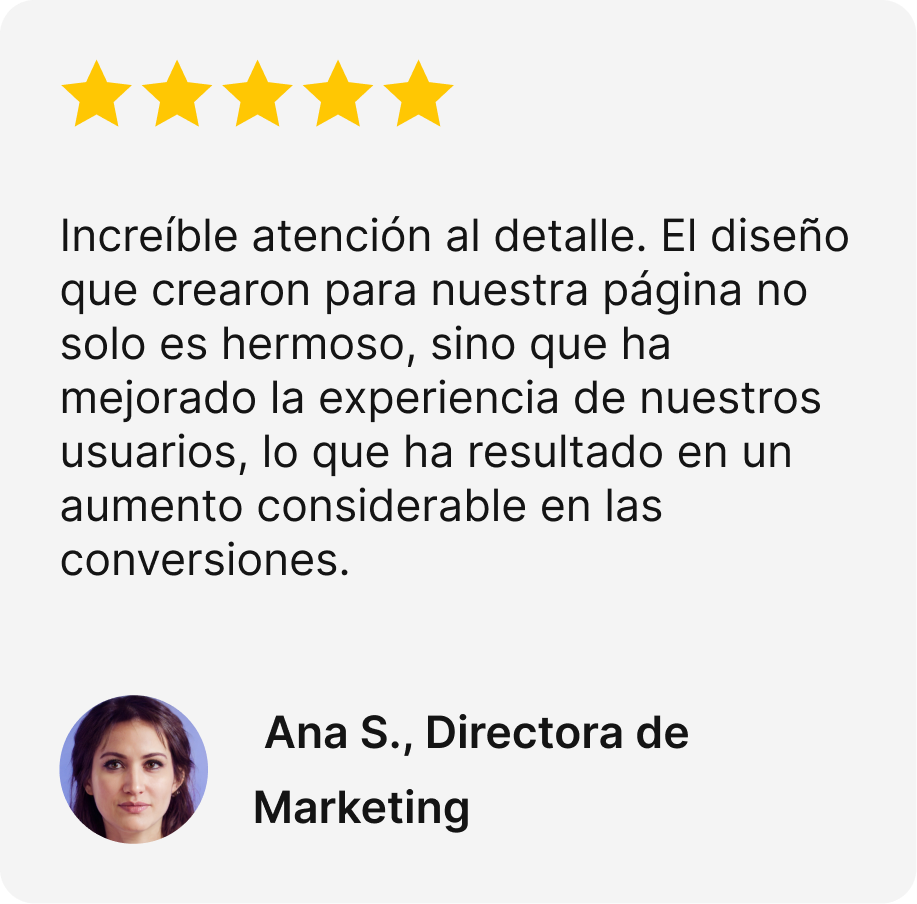 Ana S., Directora de Marketing