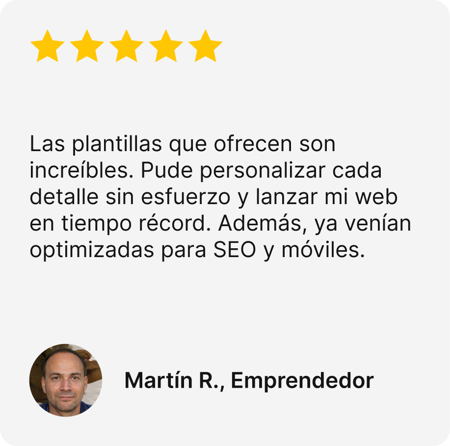 Martín R., Emprendedor